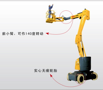 电动屈臂式高空作业平台
